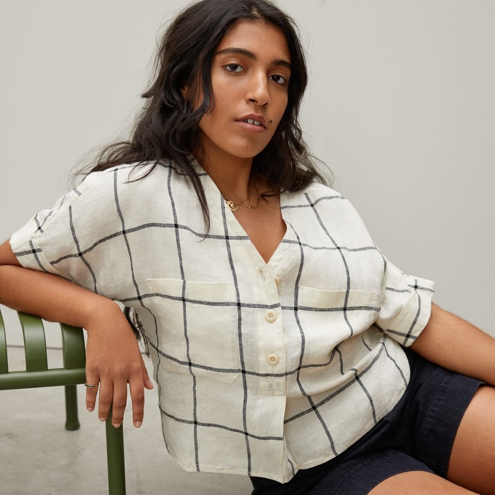 Everlane Linen Utility Shirt